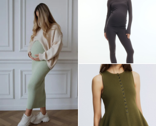 Looks premamá con estilo | Ropa embarazo tendencia cover photo collage