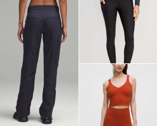 Athletic wear cover photo collage