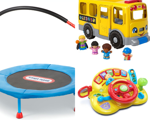 Favorite toddler toys! cover photo collage
