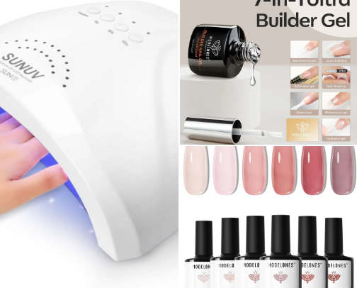 DIY nails cover photo collage