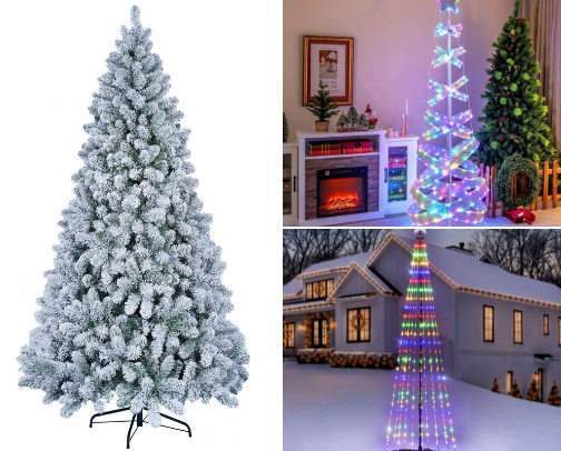 Unique & Adorable Christmas Trees to Brighten Your Holidays 2026#WalmartPartner cover photo collage