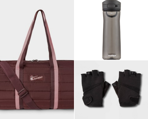 gym items that trick you into being productive🏋️‍♀️✨ cover photo collage