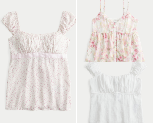 babydoll tops for all the spring girlies 🌷 cover photo collage