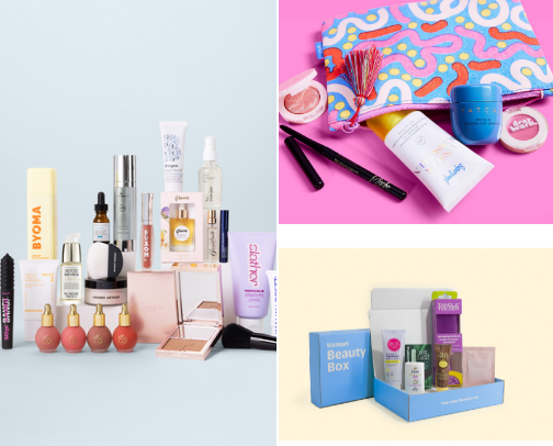 Best beauty boxes cover photo collage