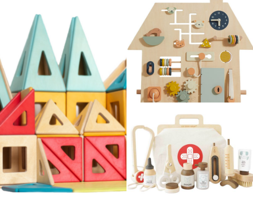 High-Quality Wooden Toys for Babies, Toddlers, and Young Children cover photo collage