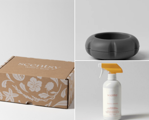 Scentsy Finds! cover photo collage