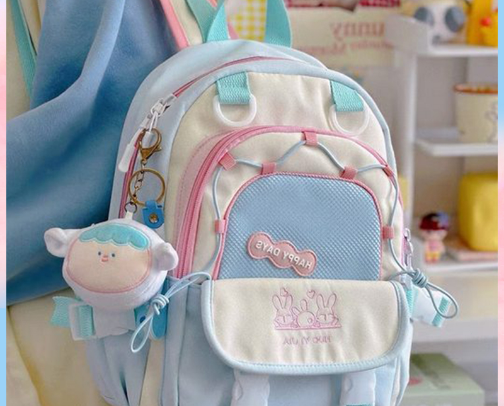 School Bag cover photo collage