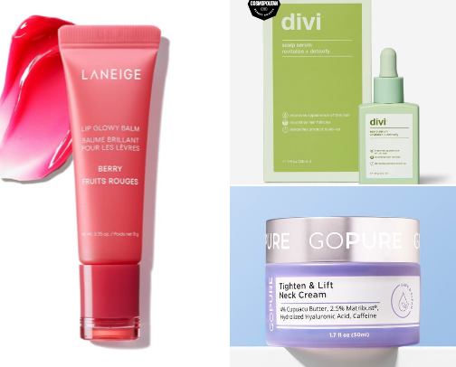 Beauty must-haves cover photo collage