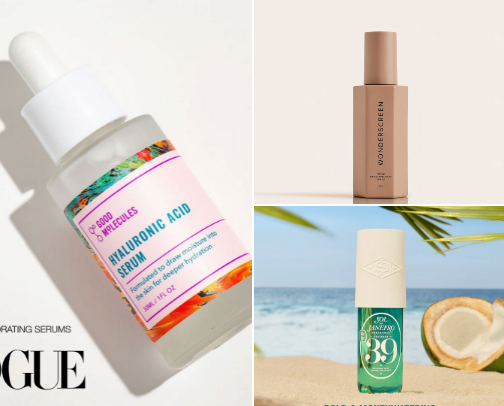 Beauty must-haves cover photo collage