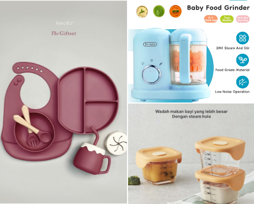 Essential Baby Feeding Tools: The Best MPASI Equipment for Your Little One cover photo collage