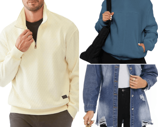 Trend 2: Fall Transition Jackets cover photo collage