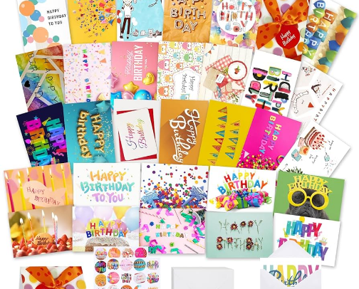Birthday gift supplies cover photo collage