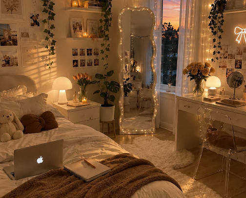 Cozy Aesthetic Room & Desk Essentials 🕯️🎀 cover photo collage