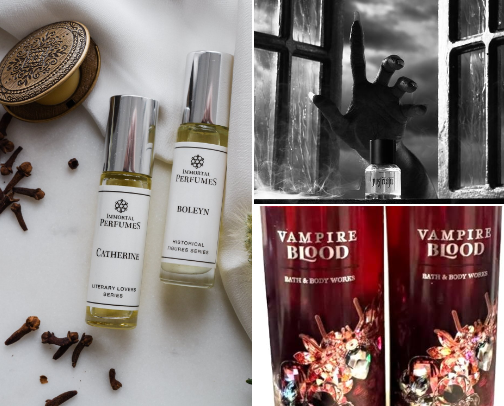 Uniquely Haunting Fragrances🖤 cover photo collage