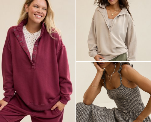 Aerie/AE Fall Outfit Inspo🍁🤎 cover photo collage