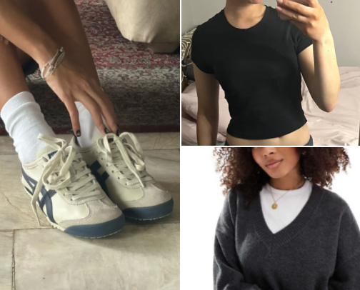 My clothing staples cover photo collage