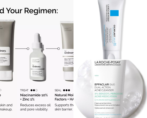 Skincare 🫧🧼 cover photo collage