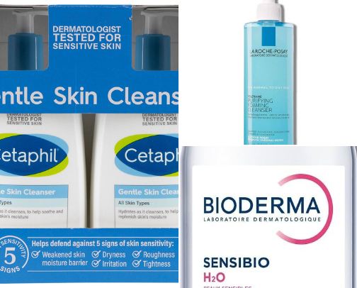 Skincare Essentials for an Easy Morning & Night Routine cover photo collage