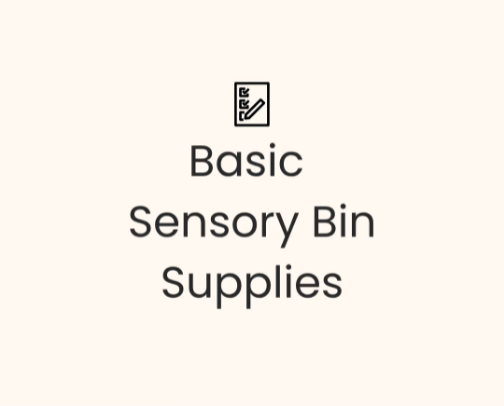Sensory Learning for Preschoolers cover photo collage