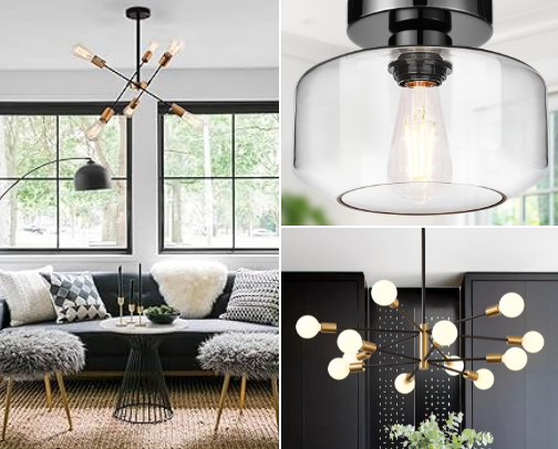 Affordable Modern Lighting cover photo collage
