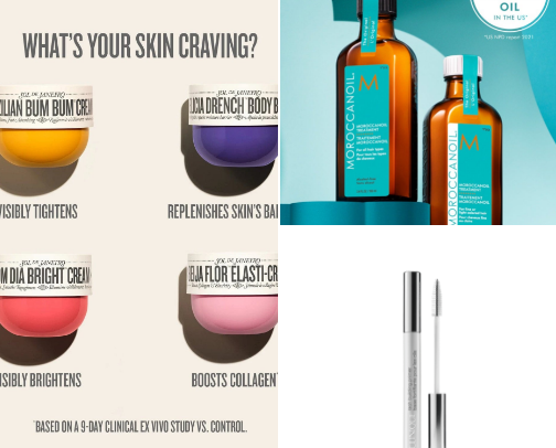 My favorite beauty recs cover photo collage