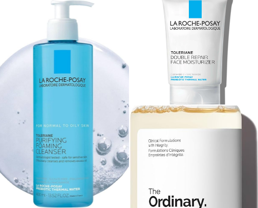 Skincare cover photo collage