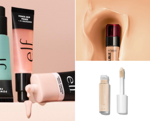 Drug store Makeup Faves cover photo collage