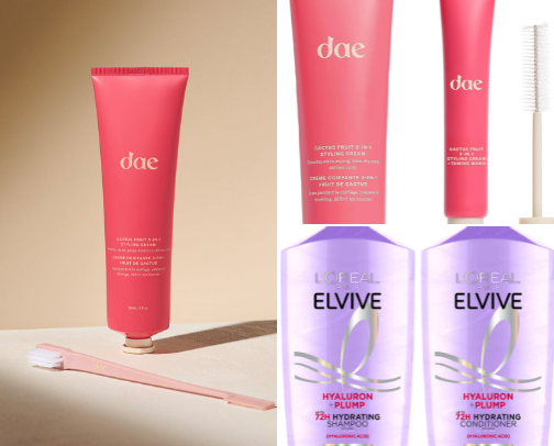 hair product favs! cover photo collage