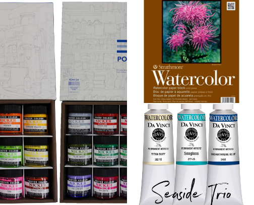 Ultimate Watercolor Supplies for Nerds cover photo collage