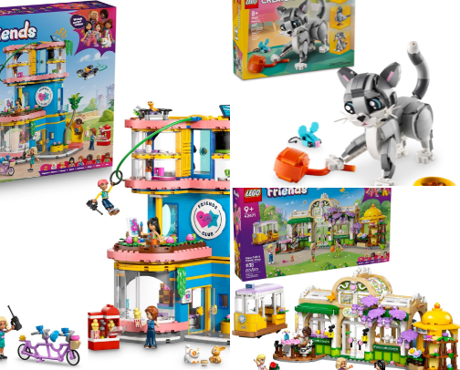 Best LEGO Sets for Girls – Heartlake City, Friends Playsets, Classic Creative, Vehicles & Adventure Builds cover photo collage