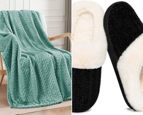 Love being cozy? These items are extra cozy! cover photo collage