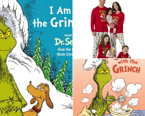 Dr seuss the grinch cover photo collage