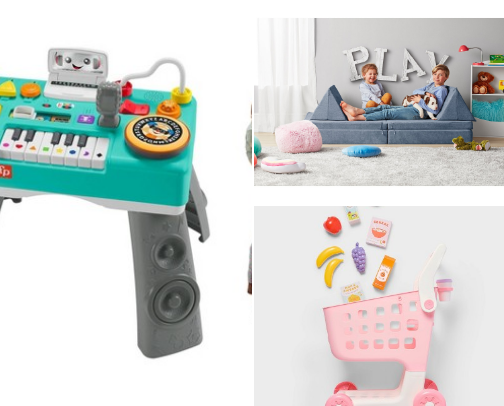Favorite toys for 12-24 months! cover photo collage