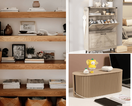 Creative Storage Ideas for Every Room cover photo collage