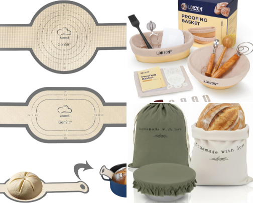 Affordable Sourdough Bread Baking Finds cover photo collage