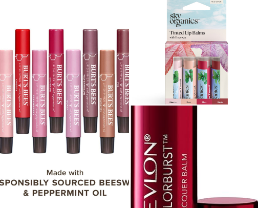 Lip gloss cover photo collage