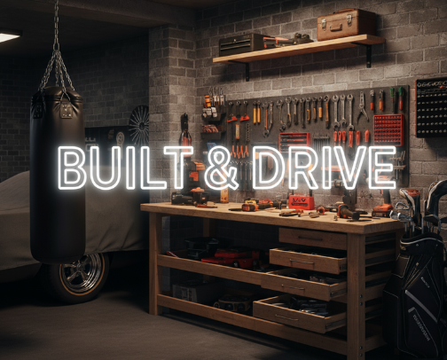Built & Drive cover photo collage