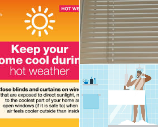 4 Free Ways I Stay Cool at Home in Summer cover photo collage