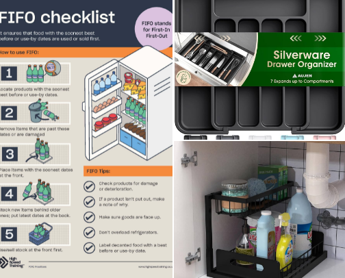 Must haves for a clean and organized home! cover photo collage