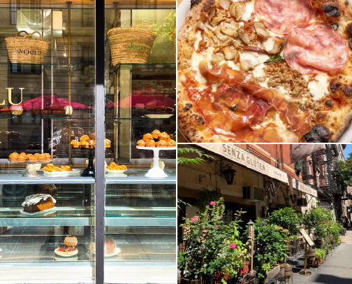 the best gluten free eats in nyc!! cover photo collage