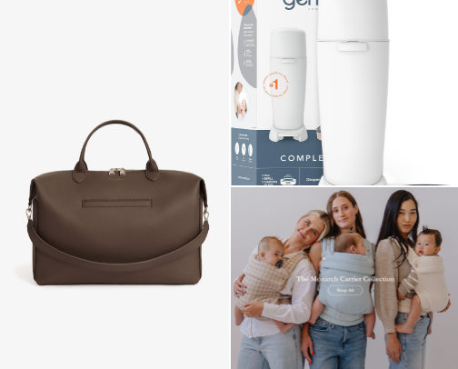 Baby essentials cover photo collage