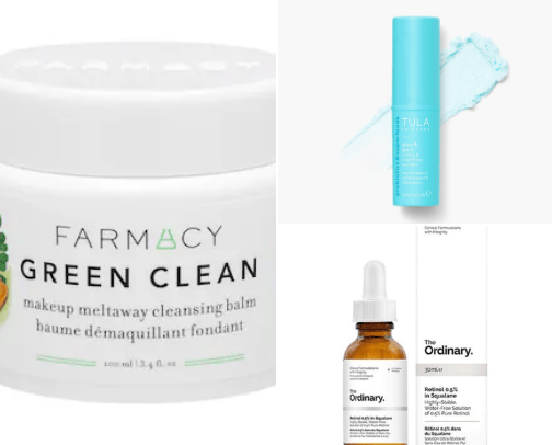 Skincare cover photo collage