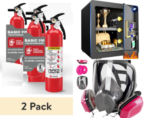 Essential Home Safety: Fire & Emergency Prep cover photo collage