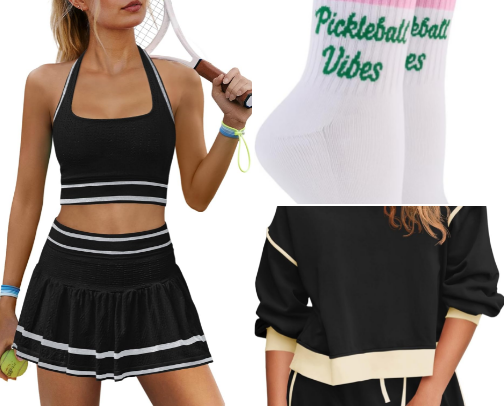 Pickleball Outfits cover photo collage