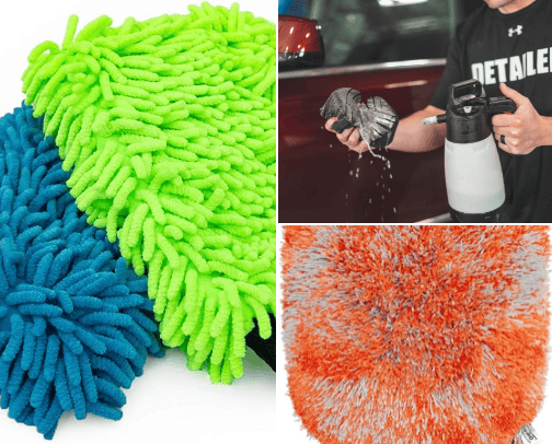Car Wash Mitts & New Tech Sponges cover photo collage