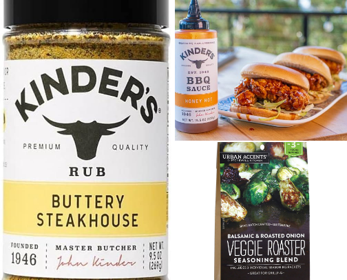 Sauces & seasonings cover photo collage