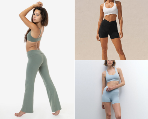 Cotton Workout Clothes cover photo collage