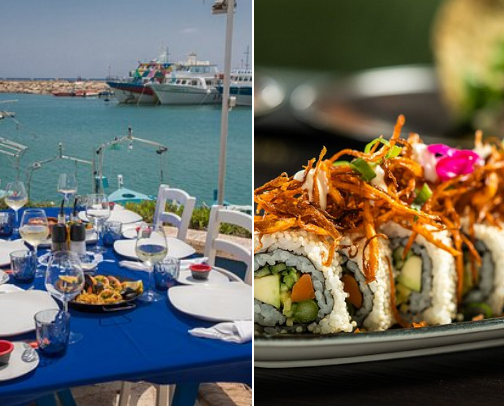 Protaras food recs 🥙🍟🥘 cover photo collage