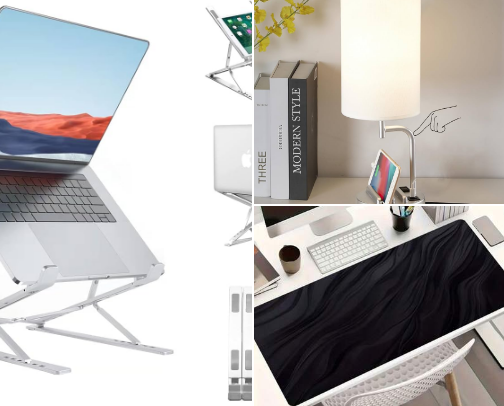 Broke But Make it Aesthetic: Desk Set Up Under $22 cover photo collage