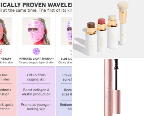 Beauty & Skincare cover photo collage